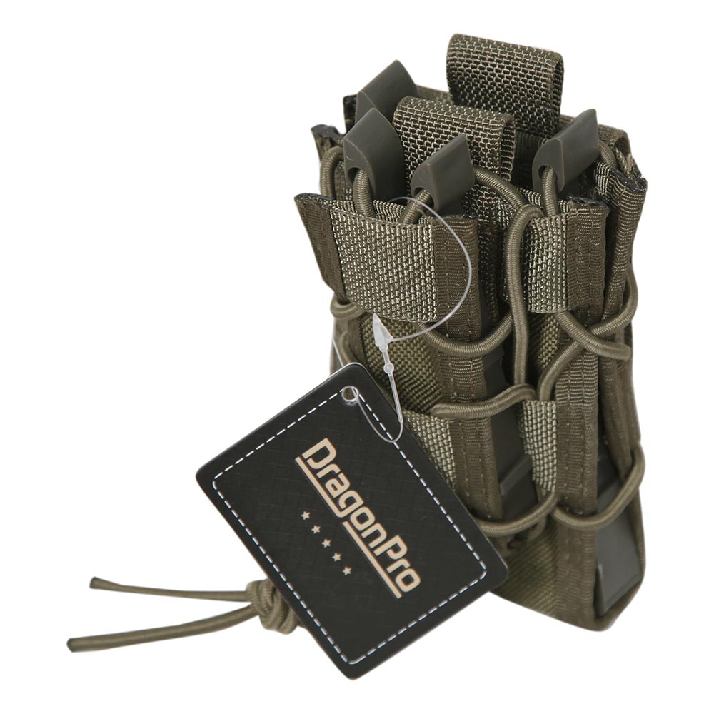 DRAGONPRO DP-PO009-001 Double Decker TaC Mag Pouch OD