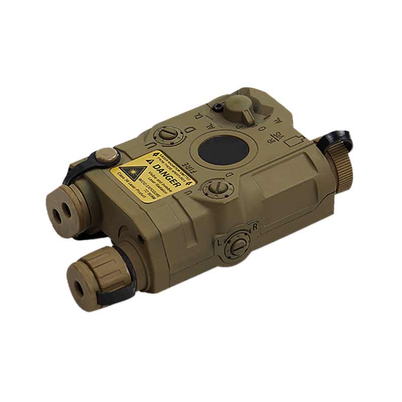 Bloc AN/PEQ-16 ABS/ Rail métal - TAN