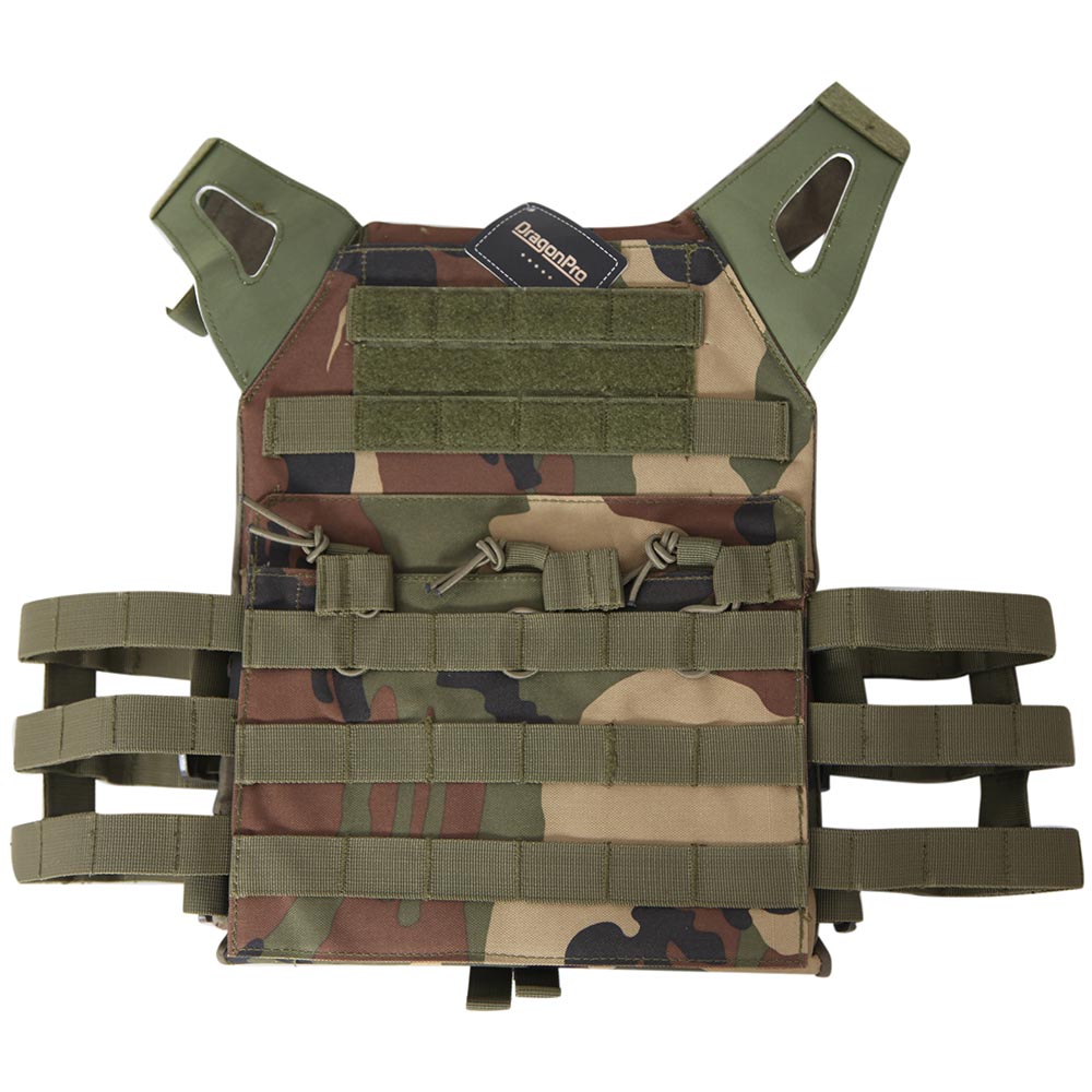 DRAGONPRO DP-PL001-009 JPC Plate Carrier WOODLAND DIGITAL
