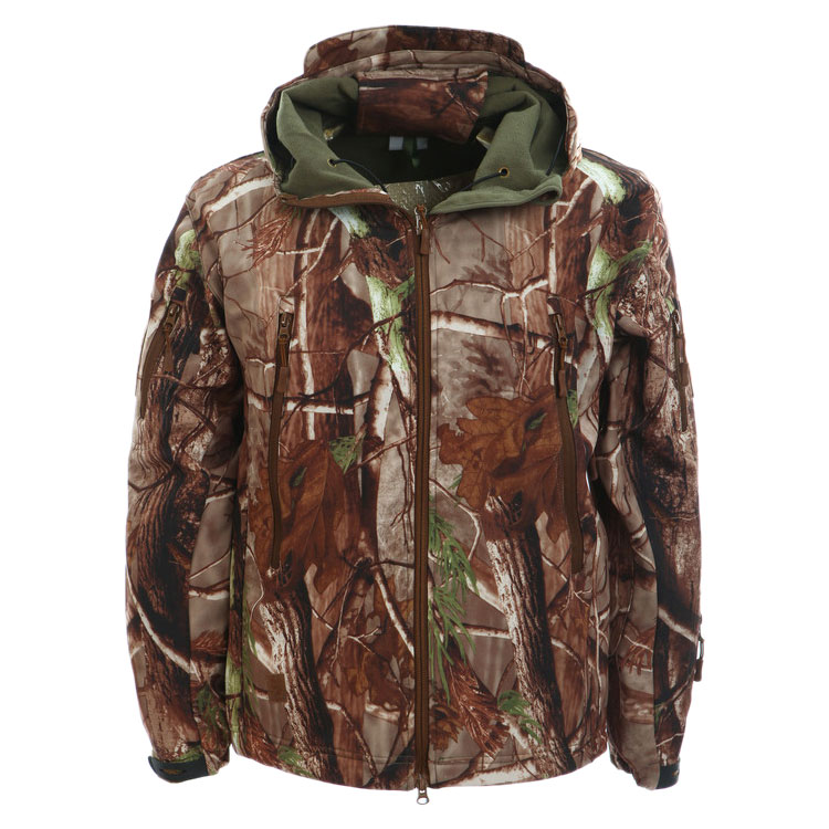 DRAGONPRO DP-SS001-019 3-Layer SoftShell Jacket Realtree S