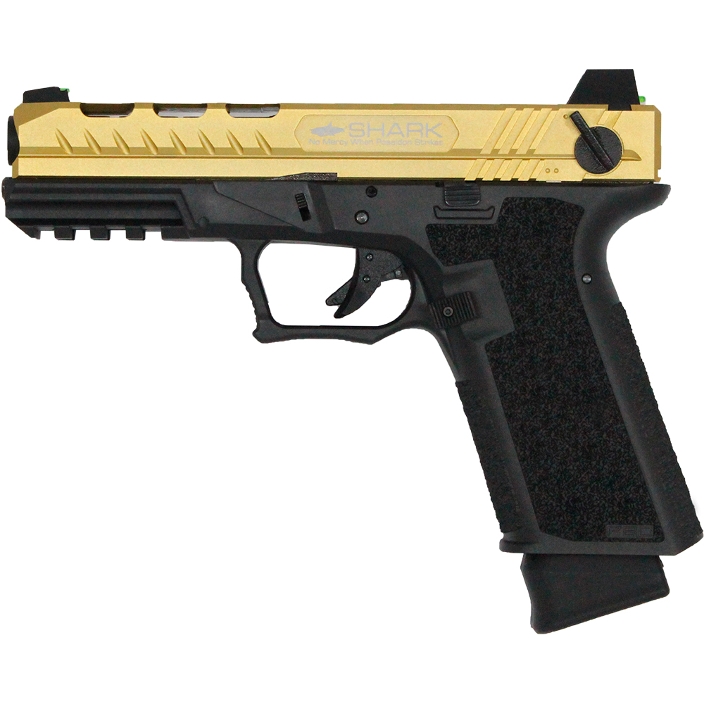 POSEIDON PPW-P18 Shark Pistol GBB GOLD/BLACK