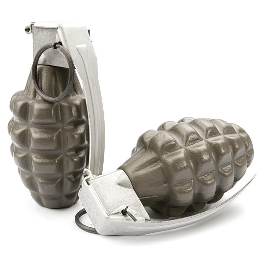 Mock MK-2 Hand Grenade Shape BB Container (Plastic)