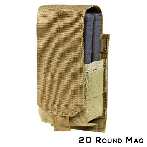 CONDOR 191088-003  Single M14 Mag Pouch - Gen II Tan