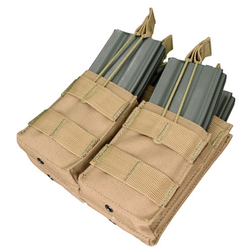 CONDOR MA43-498 Double Stacker M4/M16 Mag Pouch Coyote Brown