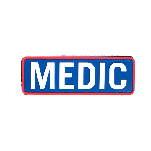 MEDIC PVC Velcro Patch - BL - (150x50mm)