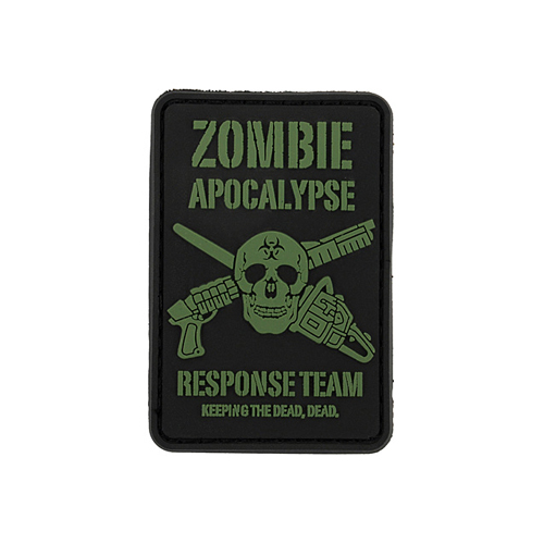 Zombie Apocalypse PVC Velcro - OD/BK