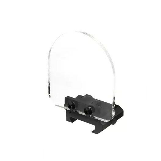 Protection polycarbonate Flip-Up pour optique de visée, fixation Rail weaver 22mm -BK