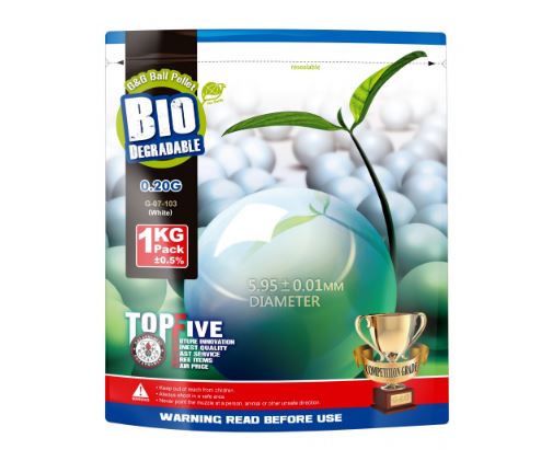 G&G - Bio BB 0.20g / 1KG Aluminum Foil (White) / G-07-103