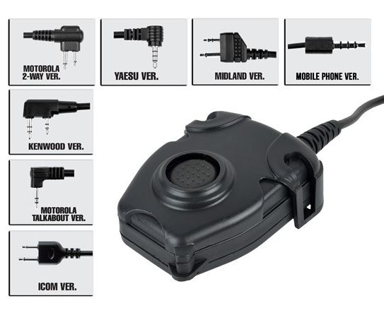Z-TAC - zPeltor Prise militaire PTT (ICOM)