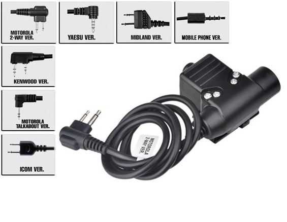 Z-TAC - zU94 Military PTT, standard version (Motorola 2-Way)