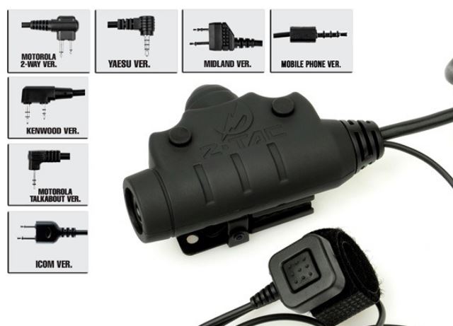 Z-TAC - zU94 Military PTT, new version (ICOM)