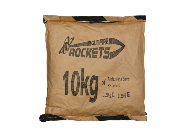 Rockets - ABS BBs 0.25g white  bag of 10Kg