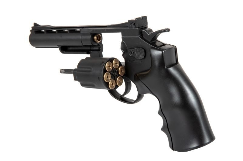 Well - G296B - Revolver - 4 inch black - CO2 - GNB - 6mm - 1.9J