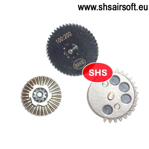 SHS - Steel CNC Gear set 100:200 high torque up ratio