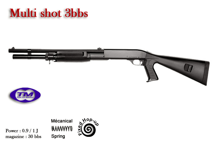 Tokyo Marui - Type M3 super 90 - 1J - Ressort - Multi-shot 3 bbs 6mm