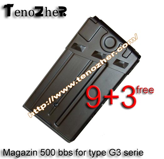 TenoZheR - Offre 9 + 3 - magazine 500 bbs - Pour AEG TZR 400 serie (type G3)