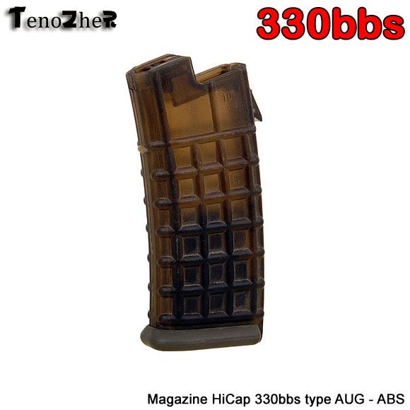 TenoZheR - magazin HiCap 330 bbs type AUG - Polymère BK