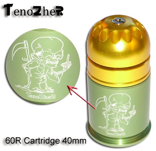 TenoZheR - 60R Cartridge D1 - Cartouche 60bbs D1  40mm - 6mm