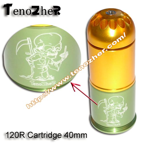TenoZheR - 120R Cartridge D1 - Cartouche 120bbs D1  40mm - 6mm