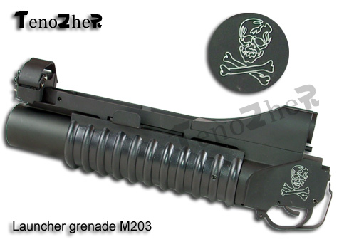 TenoZheR - Lance grenade M203 D6 Full M�tal pour serie TZR100 (type M4/M16)
