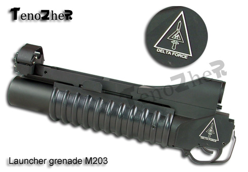 TenoZheR - Lance grenade M203 D7 Full M�tal pour serie TZR100 (type M4/M16)