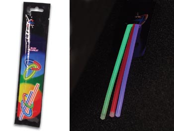 Sachets de 3 cyalume �0.5 x 20cm